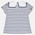 Mayoral Striped Bow T-Shirt