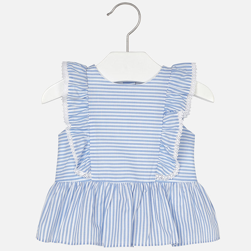 Mayoral Striped Blouse For Baby Girl Spring Summer