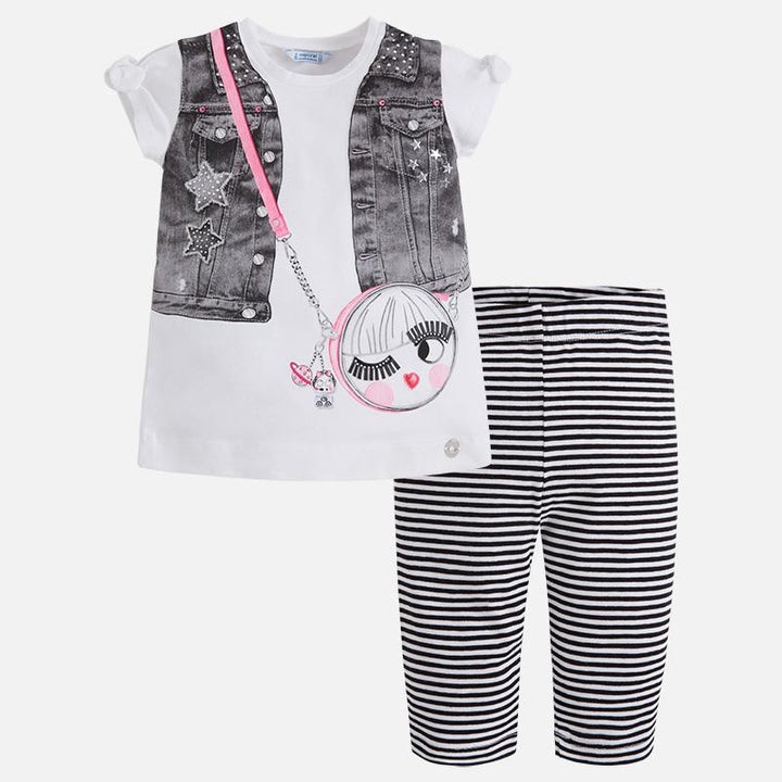 Mayoral Striped Legging Set