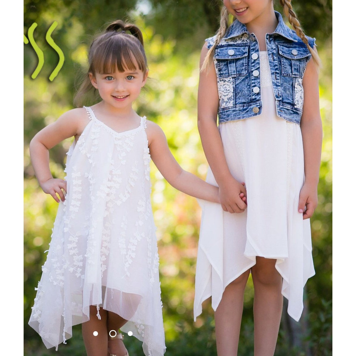 Little Mass Summer White Dress