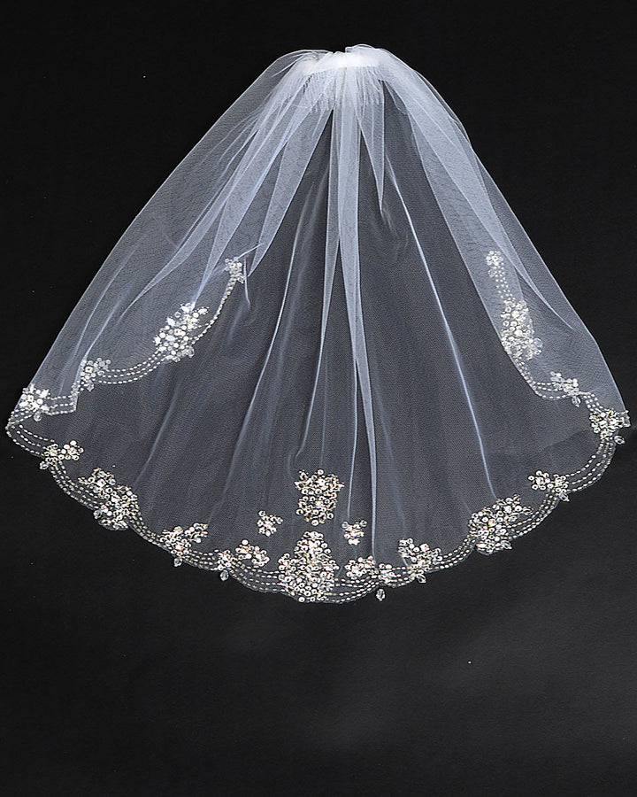 Beaded Edge Veil