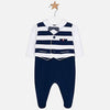 Navy Baby Romper