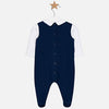 Navy Baby Romper