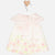Pastel Peach Floral Dress
