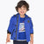 Nautical windbreaker jacket for boy