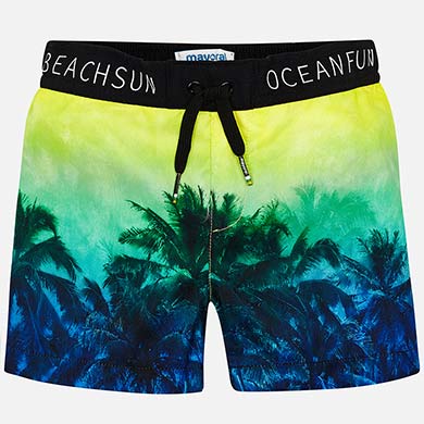 Palm tree swim shorts