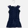 Chiffon Romper in Navy