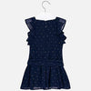 Chiffon Romper in Navy