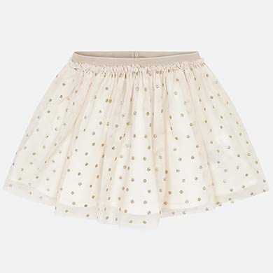 Glittler polka dot skirt