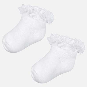White Lace Sock