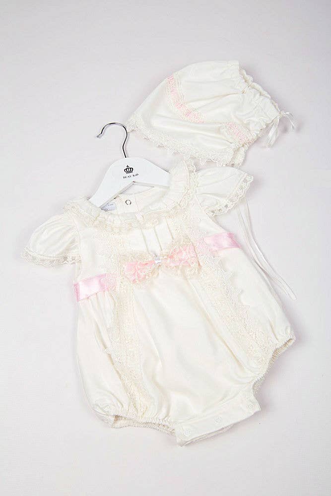 Lacey Ivory Romper Set