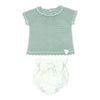 Martin Aranda Mint Knit Bloomer Set