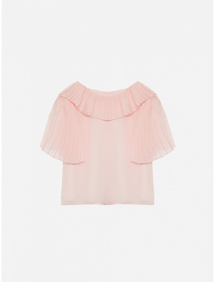 Chiffon Pale Pink Blouse