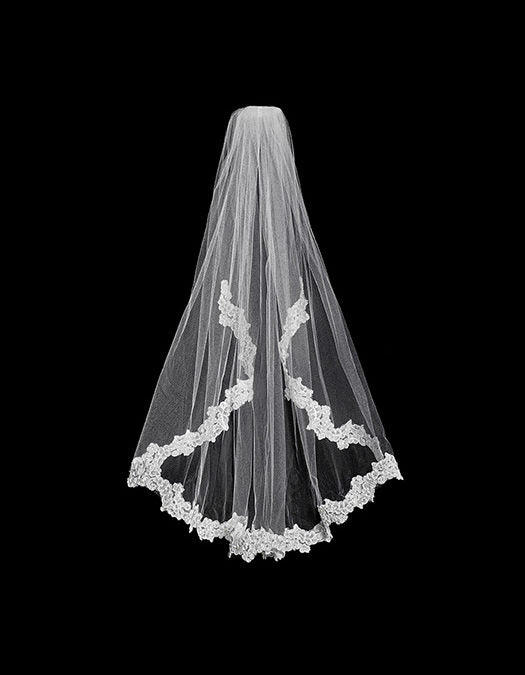 French Alencon Veil