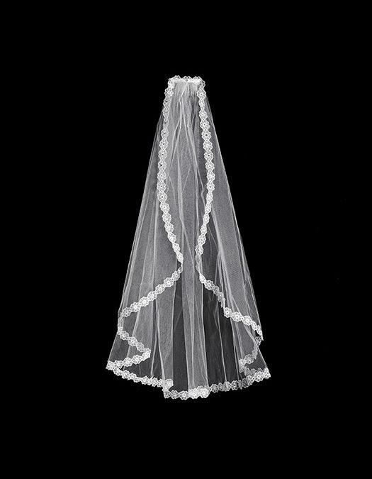 Mantilla Lace Stone Veil