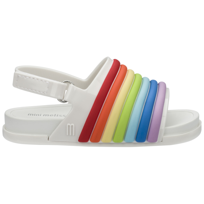 Mini melissa shop beach slide rainbow