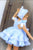 Daisy Mae Blue Checkered Dress
