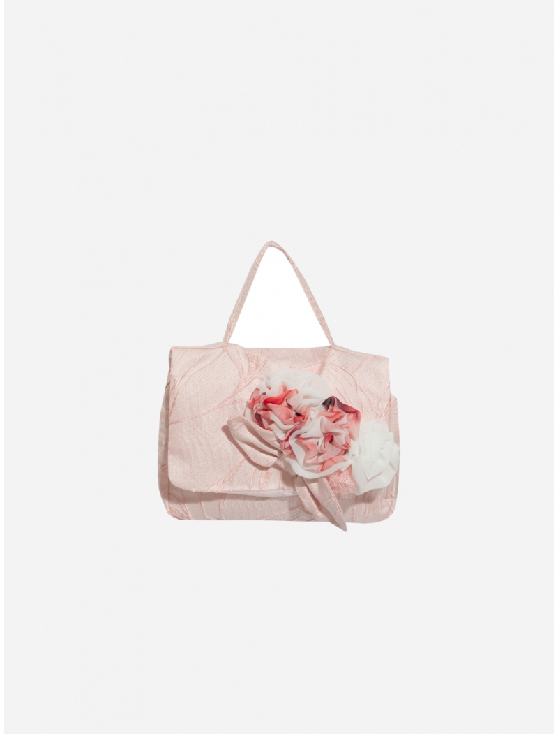 Jacquard Pink Bag