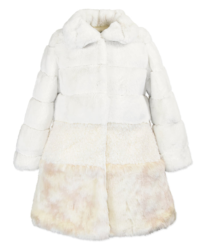 Tier Faux Fur Coat