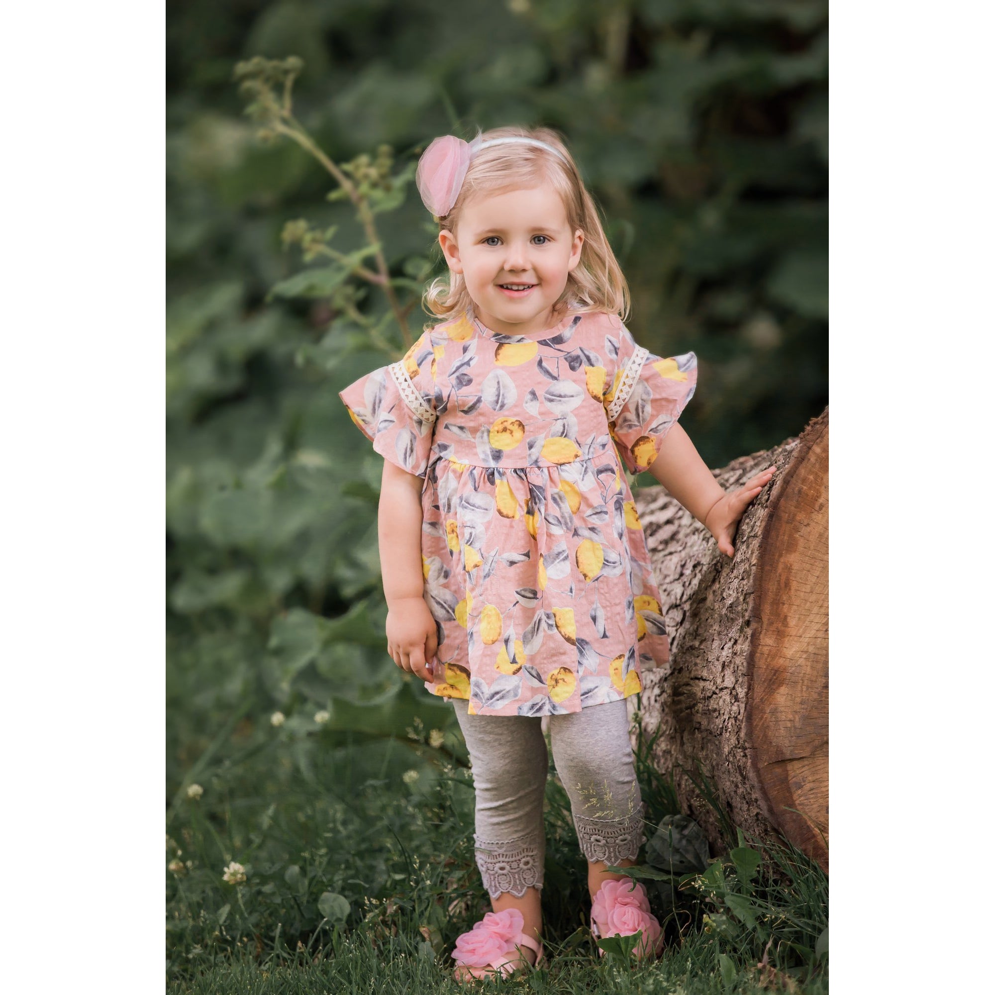 Maeli Rose Lemon Print Top