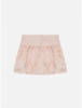 Patachou Jacquard Pink Floral Skirt