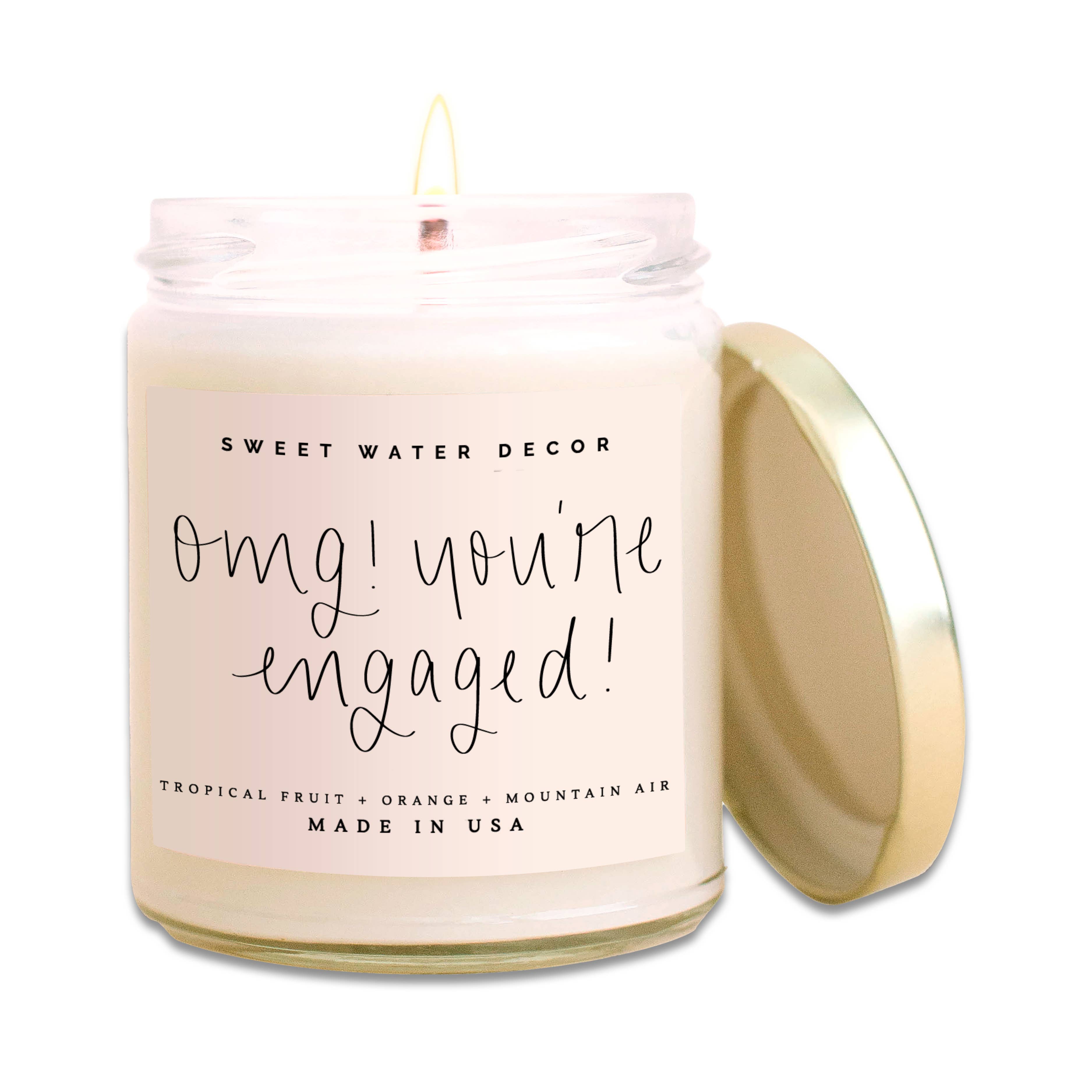 OMG! You're Engaged! Soy Candle