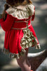 Red Knit Dress Set