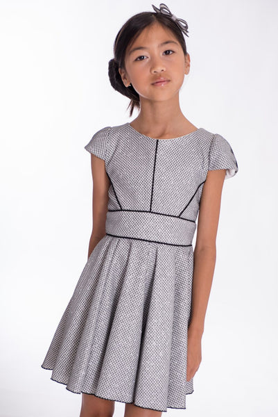 Zoe, Ltd. Metallic Piper Dress
