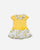Knit Yellow Woven Dress