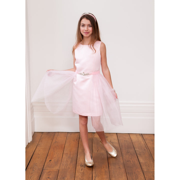 david charles pink dress David Charles Pastel Pink Ruffle Birthday Dress