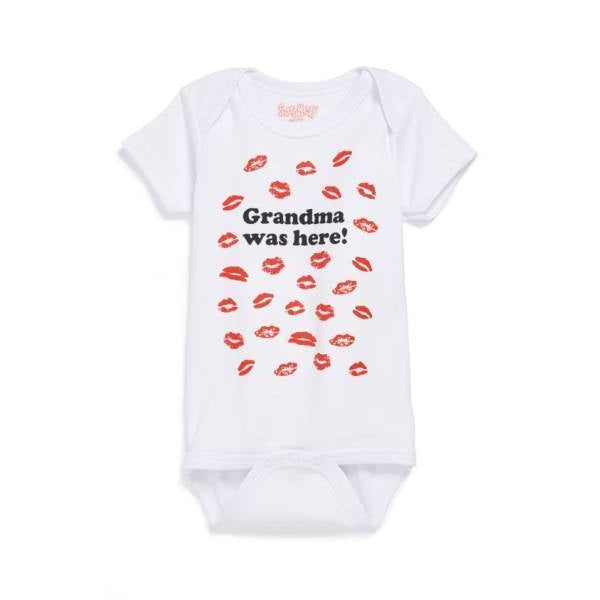 Sara Kety Grandma Was Here Onesie