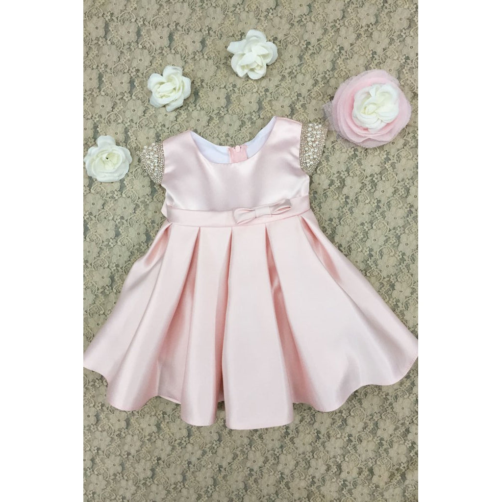 Petite Adele Satin Dress