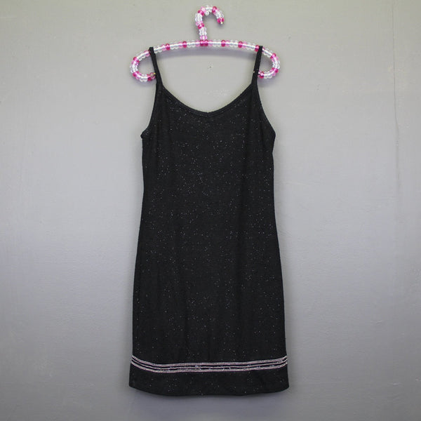 Elisa B Black Fabric Dress