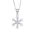 Lily Nily Pave CZ Snowflake Necklace