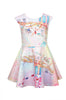 Baby Sara Merry-Go-Round Dress skater printed