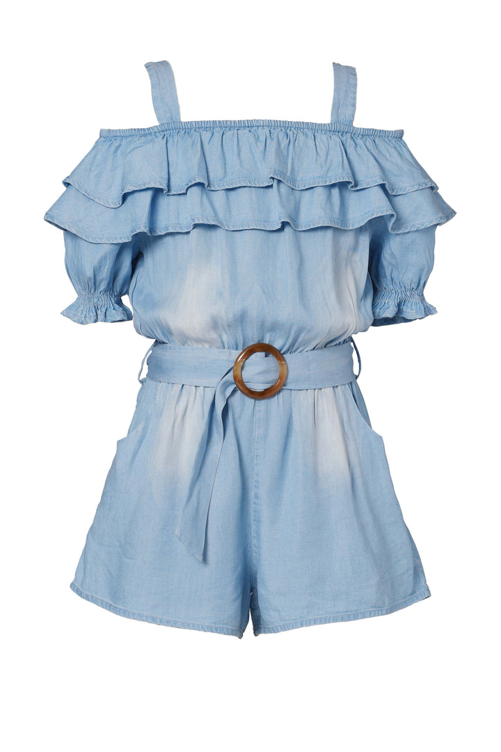 Chambray Romper