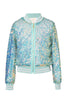 Hannah Banana Green Sequin Jacket