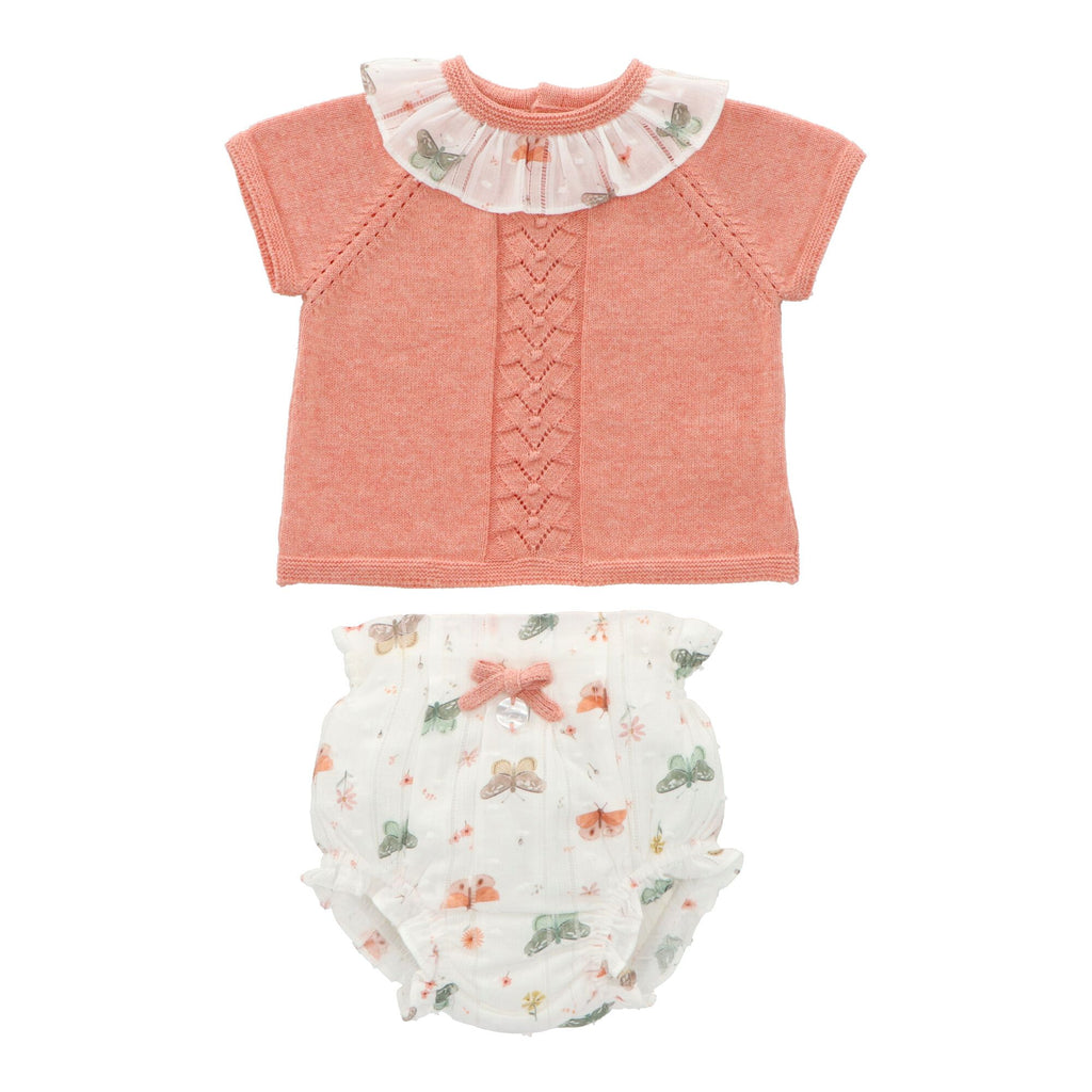 Martin Aranda Butterfly Sweater & Bloomer Set