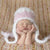 Daisy Baby Abigail Hat in Ivory or Pink