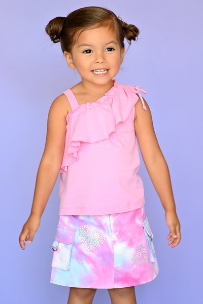Baby Sara Pink Ruffle Shirt