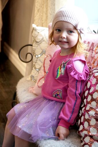 Hannah Banana Ruffled Top