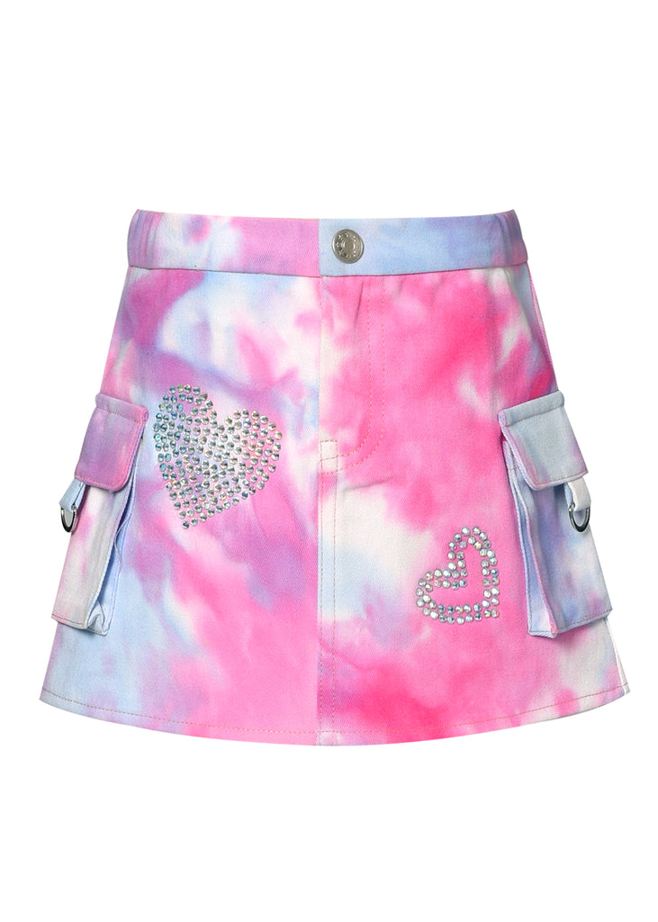 Tie Dye Mini Skirt