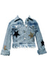 Denim Star Patch Jacket