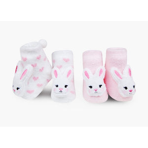 Waddle Bunny Rattle Socks