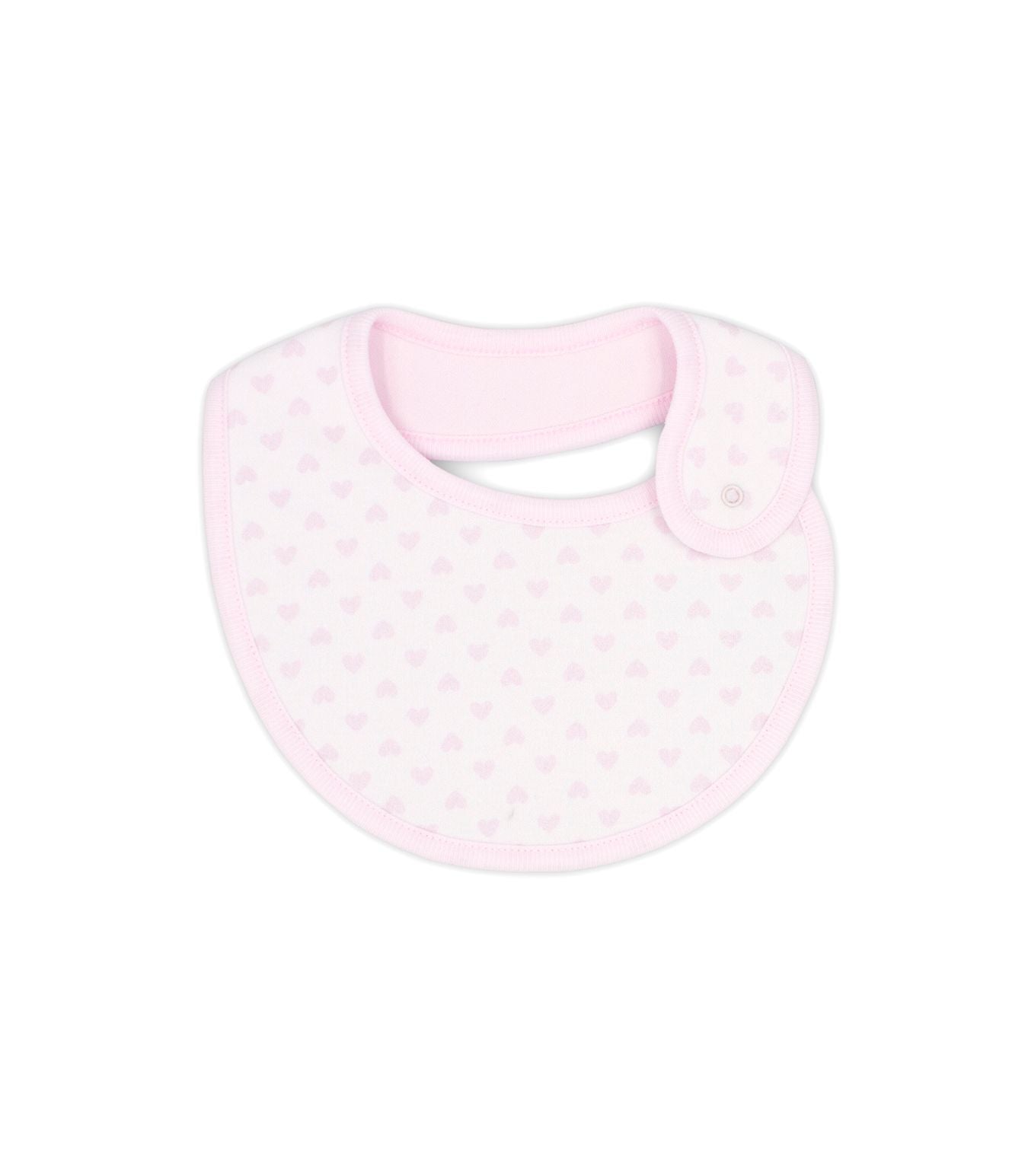 Pink Heart Bib