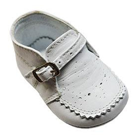 Karela Kids Boys Leather Shoe christening white