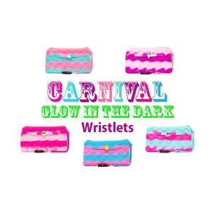 American Jewel Carnival Glow in the Dark Wristlet