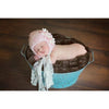 Daisy Baby Chardonnay Hat in Pink or Cappucino