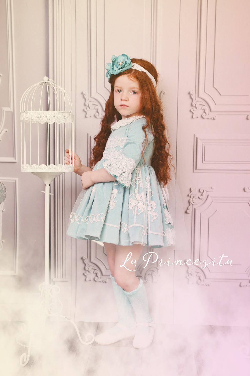 Dreamy Blue Ruffled Dress