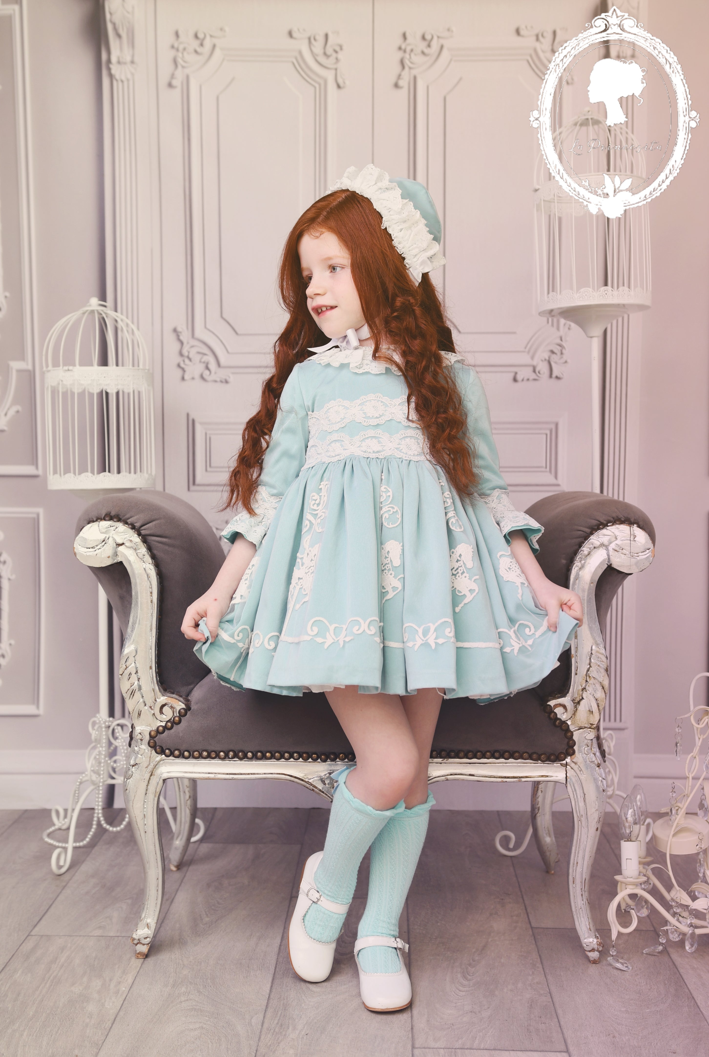 Dreamy Blue Ruffled Dress